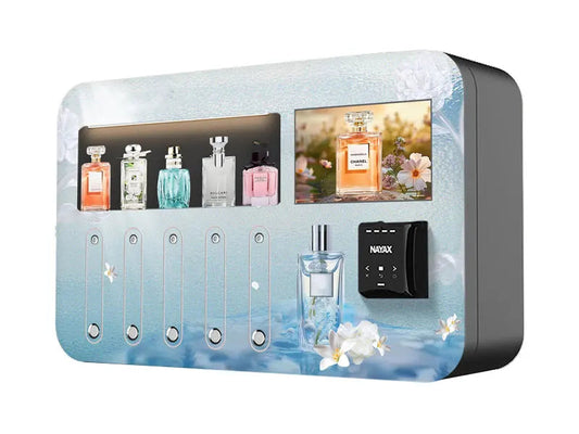 Perfymautomat med Sprayfunktion och Flera Betalningsalternativ för Offentliga Platser